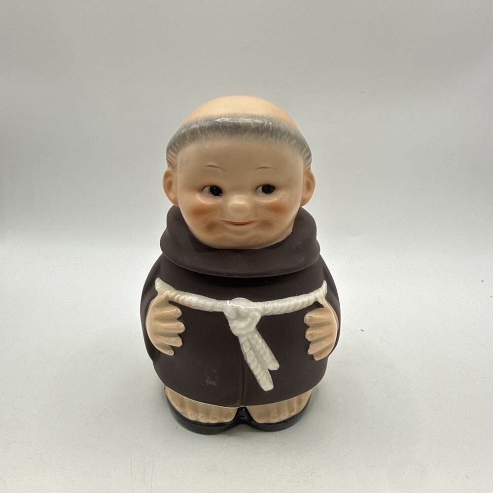 Vintage Goebel Friar Tuck Toes 4 1/2” Covered Sugar West Germany M43 Full Bee *